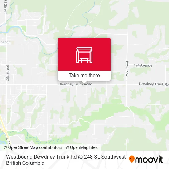 Westbound Dewdney Trunk Rd @ 248 St plan