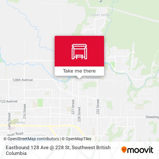 Eastbound 128 Ave @ 228 St map