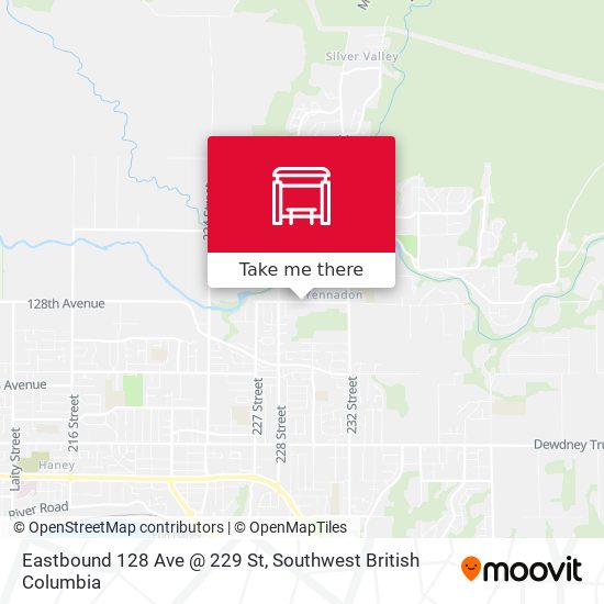 Eastbound 128 Ave @ 229 St map