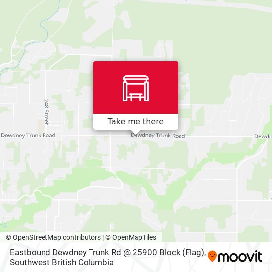 Eastbound Dewdney Trunk Rd @ 25900 Block (Flag) map