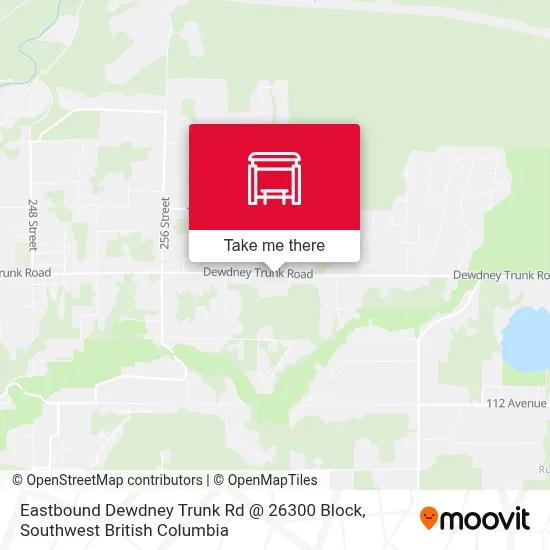 Eastbound Dewdney Trunk Rd @ 26300 Block map
