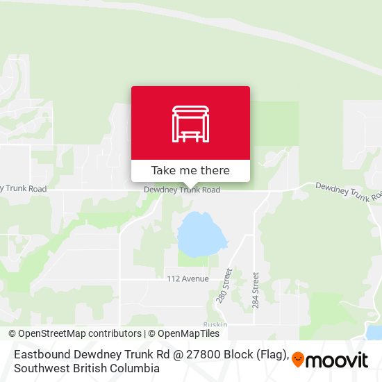 Eastbound Dewdney Trunk Rd @ 27800 Block (Flag) map