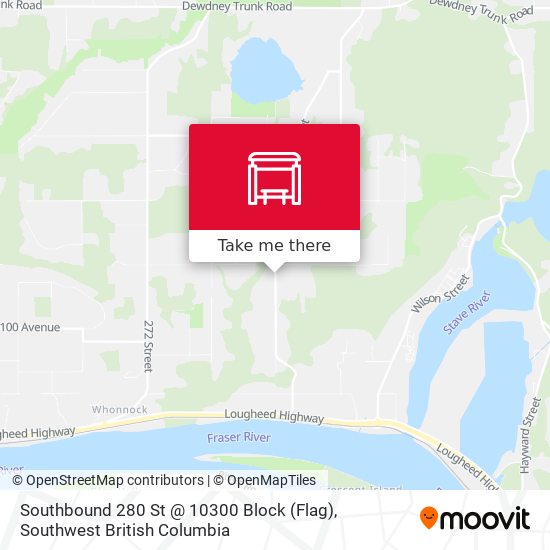 Southbound 280 St @ 10300 Block (Flag) map