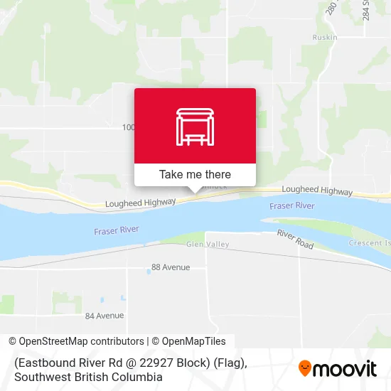(Eastbound River Rd @ 22927 Block) (Flag) map