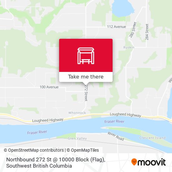 Northbound 272 St @ 10000 Block (Flag) map