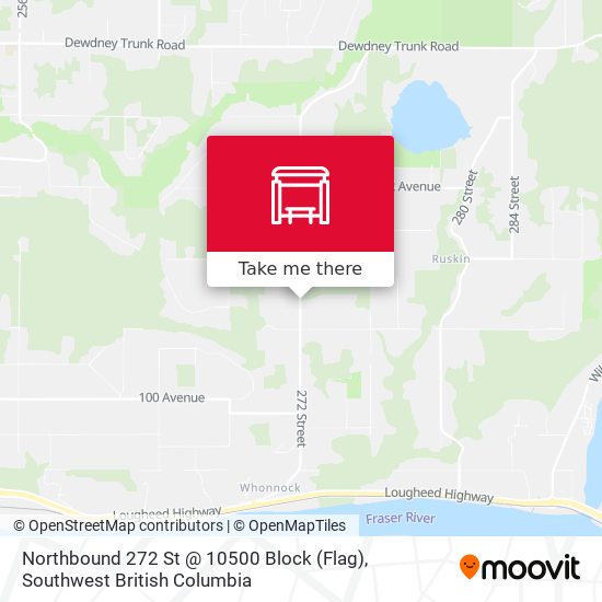 Northbound 272 St @ 10500 Block (Flag) map