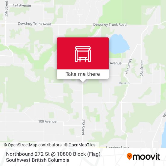 Northbound 272 St @ 10800 Block (Flag) map