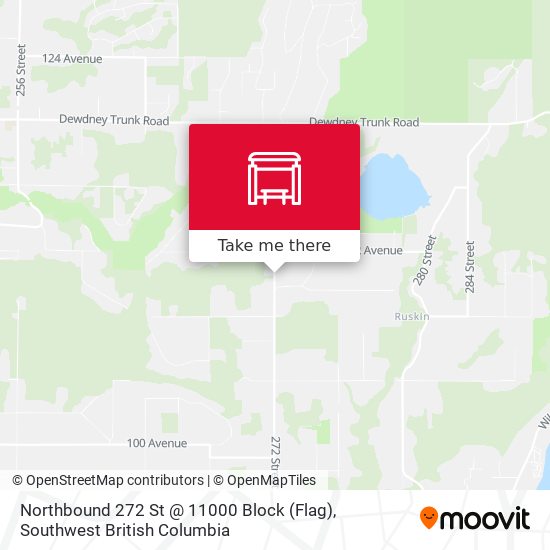 Northbound 272 St @ 11000 Block (Flag) map