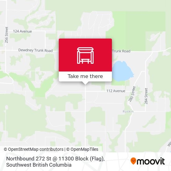 Northbound 272 St @ 11300 Block (Flag) map