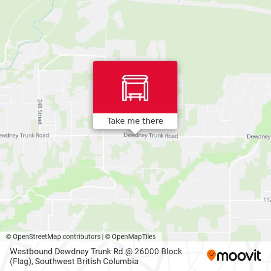 Westbound Dewdney Trunk Rd @ 26000 Block (Flag) map