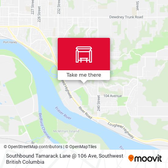Southbound Tamarack Lane @ 106 Ave map