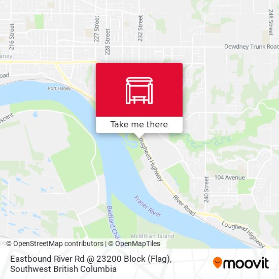 Eastbound River Rd @ 23200 Block (Flag) map