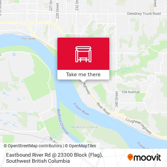 Eastbound River Rd @ 23300 Block (Flag) map