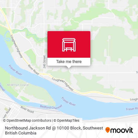 Northbound Jackson Rd @ 10100 Block map