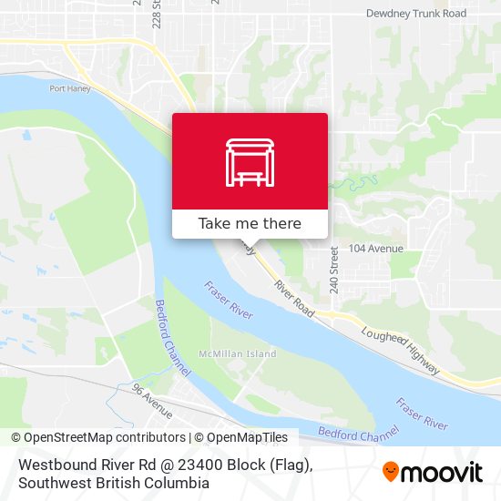 Westbound River Rd @ 23400 Block (Flag) map