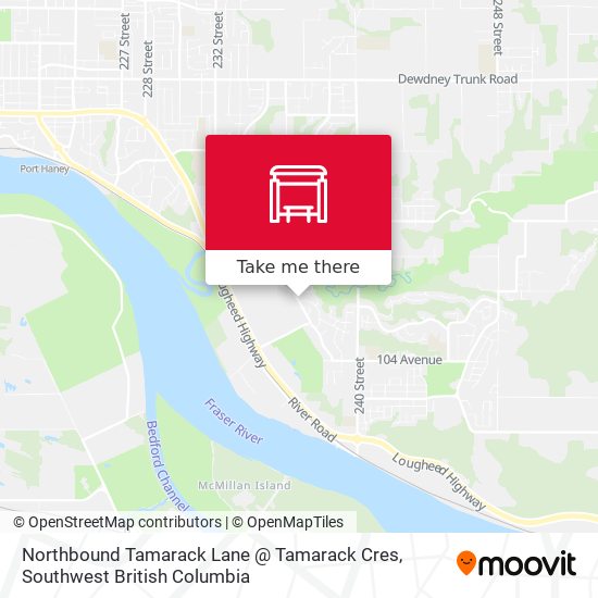 Northbound Tamarack Lane @ Tamarack Cres map