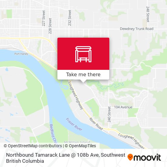 Northbound Tamarack Lane @ 108b Ave map