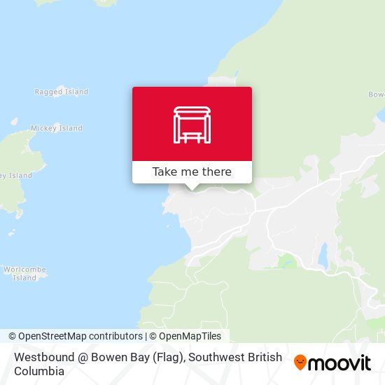 Westbound @ Bowen Bay (Flag) map