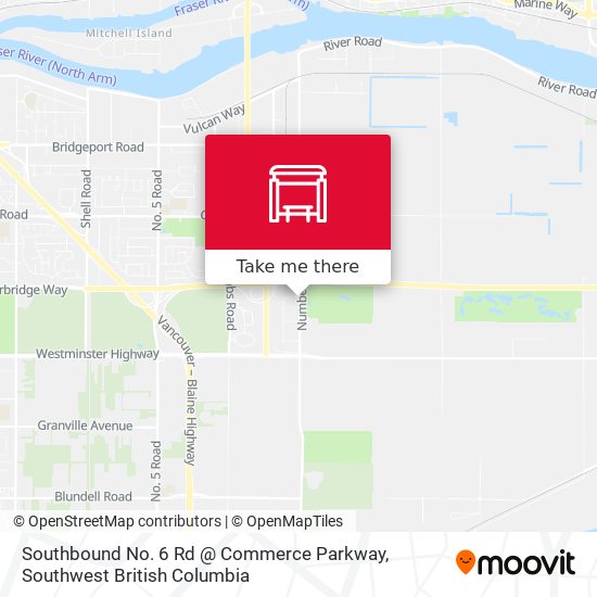 Southbound No. 6 Rd @ Commerce Parkway map