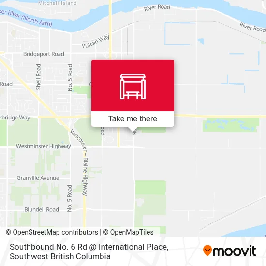 Southbound No. 6 Rd @ International Place map