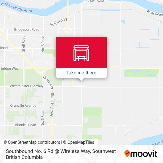 Southbound No. 6 Rd @ Wireless Way map