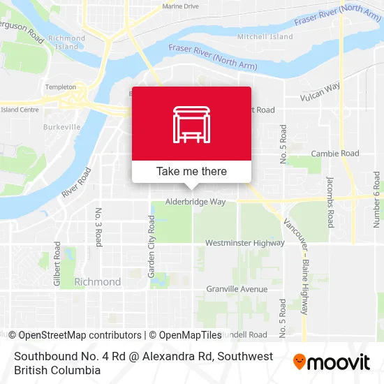 Southbound No. 4 Rd @ Alexandra Rd map