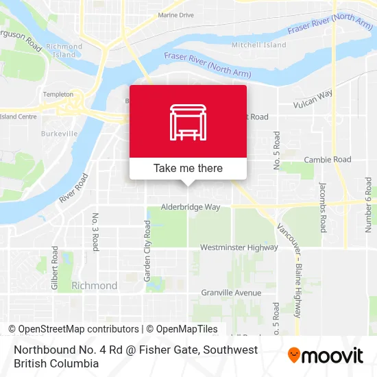 Northbound No. 4 Rd @ Fisher Gate map