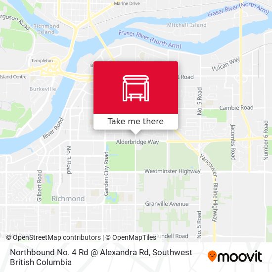 Northbound No. 4 Rd @ Alexandra Rd map