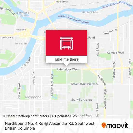 Northbound No. 4 Rd @ Alexandra Rd map