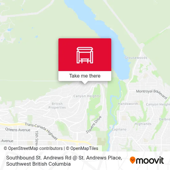 Southbound St. Andrews Rd @ St. Andrews Place map