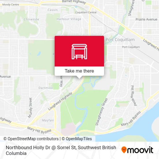 Northbound Holly Dr @ Sorrel St map