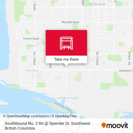 Southbound No. 2 Rd @ Spender Dr map