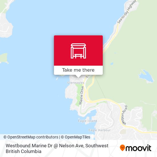 Westbound Marine Dr @ Nelson Ave plan