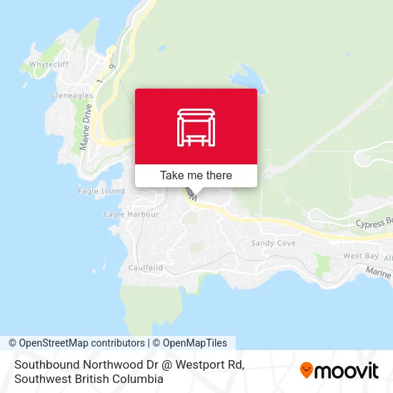 Southbound Northwood Dr @ Westport Rd plan