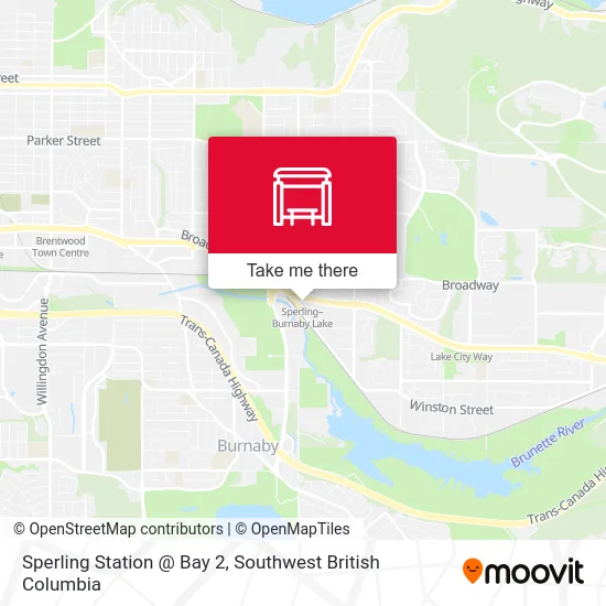 Sperling Station @ Bay 2 map