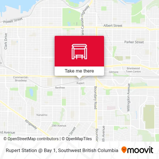 Rupert Station @ Bay 1 map