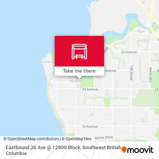Eastbound 26 Ave @ 12800 Block plan