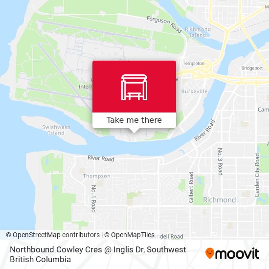 Northbound Cowley Cres @ Inglis Dr map