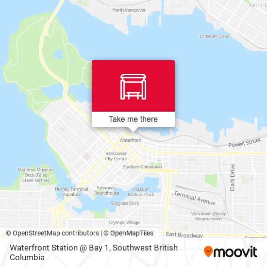 Waterfront Station @ Bay 1 map