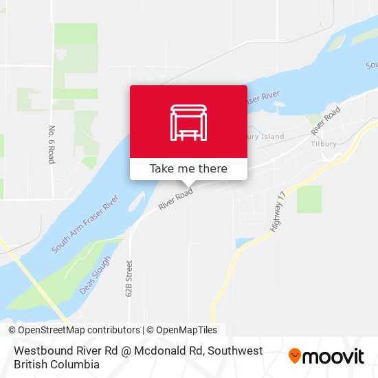 Westbound River Rd @ Mcdonald Rd plan