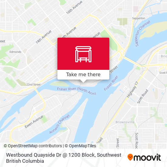 Westbound Quayside Dr @ 1200 Block plan
