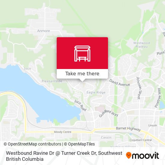 Westbound Ravine Dr @ Turner Creek Dr map