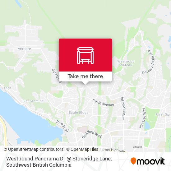 Westbound Panorama Dr @ Stoneridge Lane map