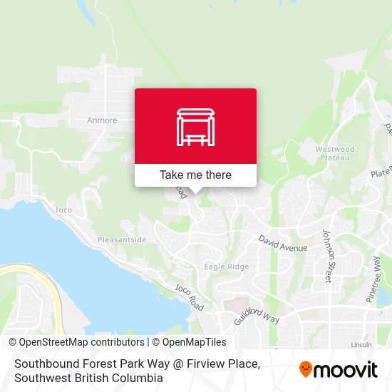Southbound Forest Park Way @ Firview Place map