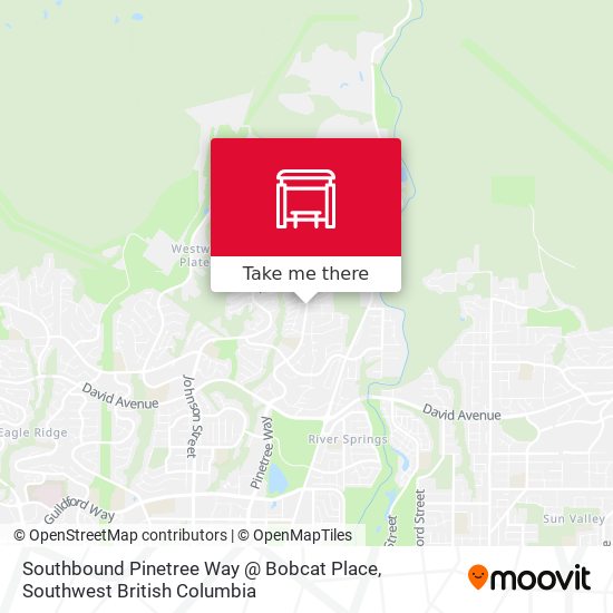 Southbound Pinetree Way @ Bobcat Place plan