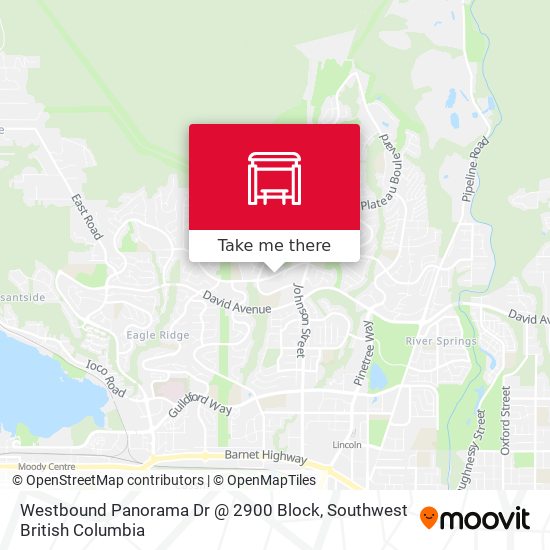 Westbound Panorama Dr @ 2900 Block map