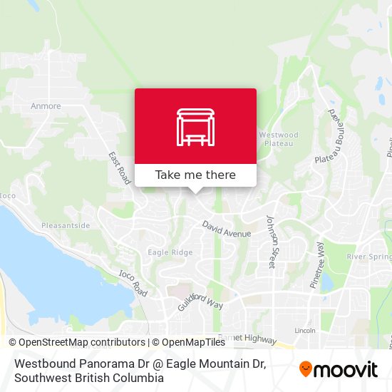 Westbound Panorama Dr @ Eagle Mountain Dr map