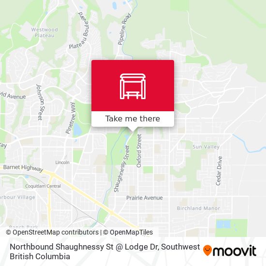 Northbound Shaughnessy St @ Lodge Dr map