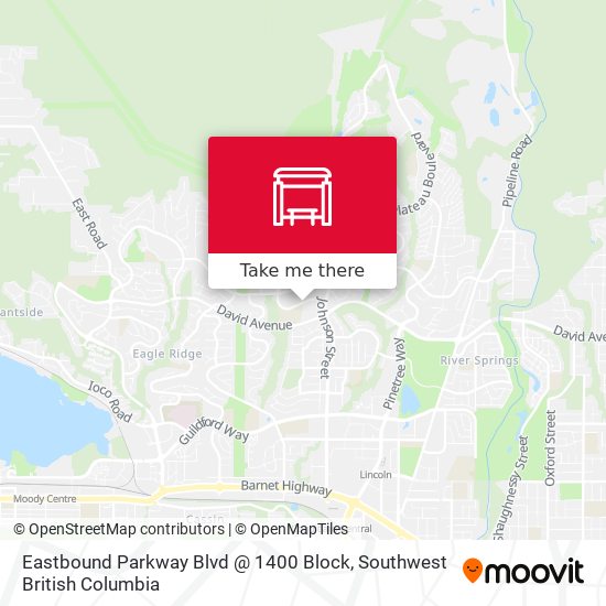 Eastbound Parkway Blvd @ 1400 Block plan