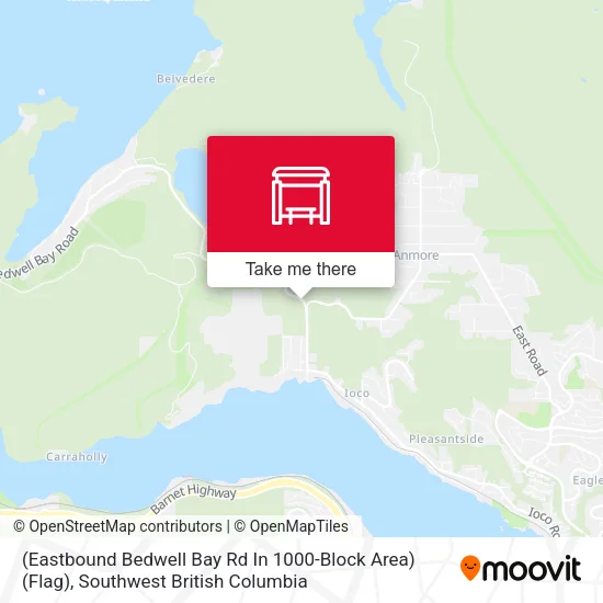 (Eastbound Bedwell Bay Rd In 1000-Block Area) (Flag) map